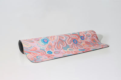 rolled up you are my sunshine print tpd store efo friendly yoga mat on white background